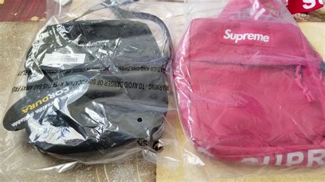 real vs fake supreme ss18 bag